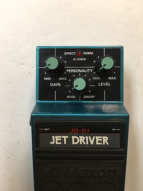 Maxon JD-01 Jet Driver Distortion Overdrive Rare | Reverb Canada