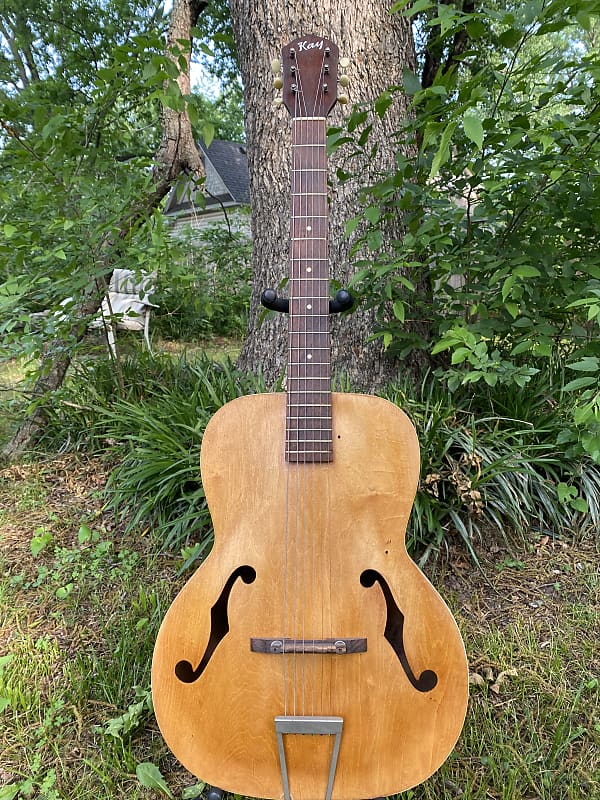 Vintage Early 50s Kay K-30 Archtop Natural image 1