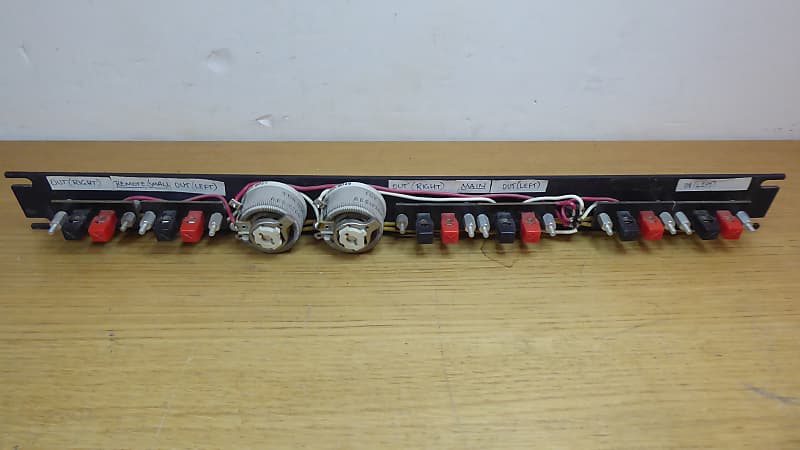 Recording Studio Speaker split System Rack With Volume | Reverb