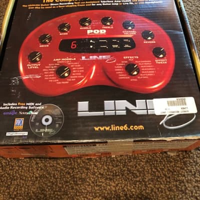 Line 6  POD 2000 RED with foot switch and gig bag image 3