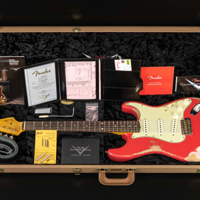 Fender Custom Shop '60 Stratocaster RW - Fiesta Red Heavy Relic image 15