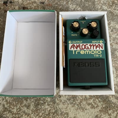Boss TR-2 Analogman Super Mod w/ Ex. Vol Trim Pot & Blue LED