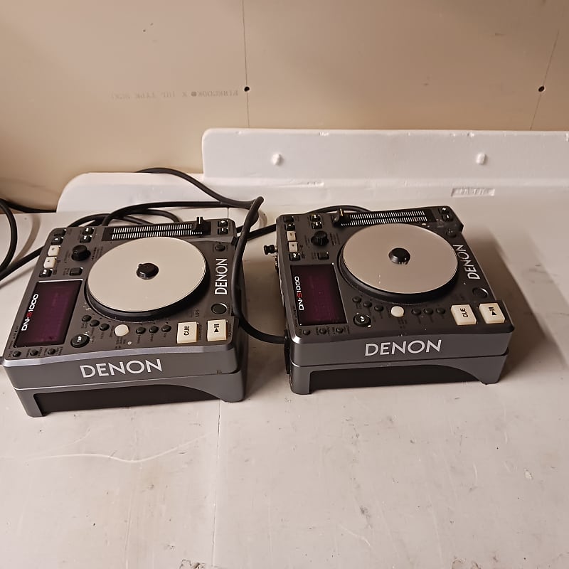 Denon DN-S1000 PAIR w/ Roadcase Early 2000s - Black