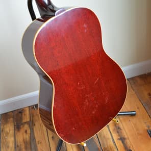 Gibson B-25 1960s Red/White pick guard image 7