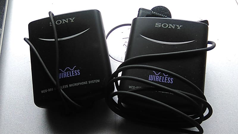 Sony WCS 999R Wireless Lavaliere Microphone System Black