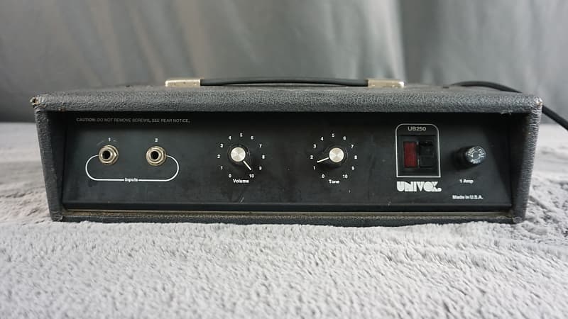 Vintage Univox UB250 Bass Amp Head 1970s | Reverb