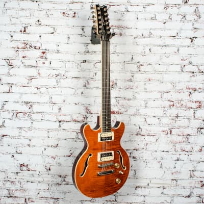 Dean - Boca - 12-String Semi-Hollow Electric Guitar - Amber Flame - x1397 - USED image 3