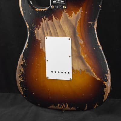 Mint Fender Limited Edition 70th Anniversary 1954 Stratocaster Super Heavy Relic Wide-Fade 2-Color Sunburst image 10