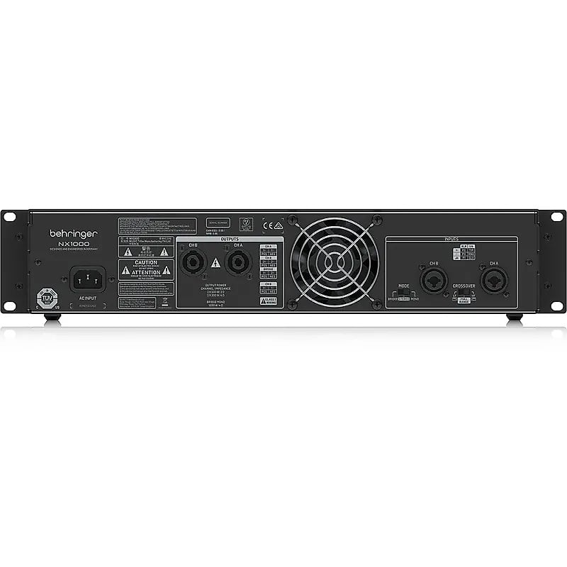 Behringer NX1000 1000-Watt Class D Power Amplifier image 3
