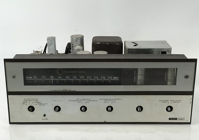 Harman Kardon Citation III X Tube FM Tuner  			