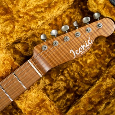 Iconic Guitars Tamarack VM Aged Natural 5A Flamed Maple Neck image 21