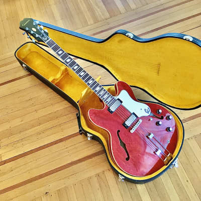 Epiphone Riviera e360-tdc 1967 Cherry original vintage usa | Reverb UK