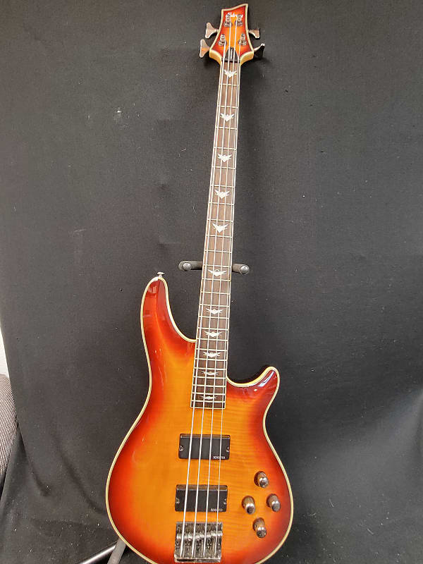 Schecter Omen Extreme-4 Active 4-String Bass Vintage Sunburst | Reverb