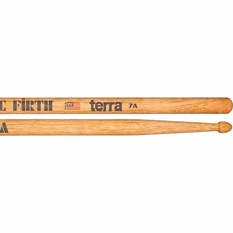 VIC FIRTH 7A Paire Baguettes Batterie Olive Bois