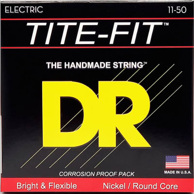 Dr Strings EH-11 11-50 Extra Heavy-Tite Fit Nickel-Plated Guitar Strings image 3