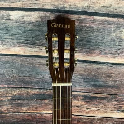 Used Giannini Vintage 60's Tranquillo Model 70 Brazilian Made Classical Guitar with Gig Bag image 3