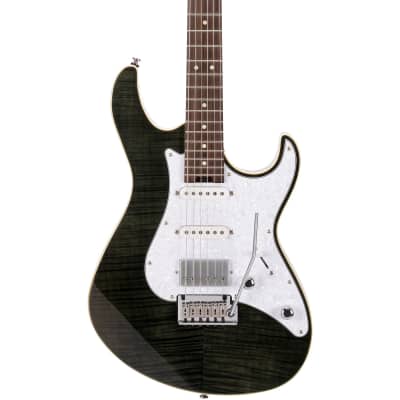 Cort G280 Select Flame Top Electric Guitar Trans Black image 2