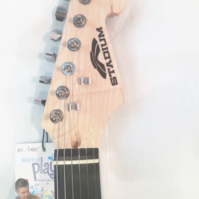 Stadium Strat Style Electric Guitar NY9303 NEW Black Quality Hardware-w/Shop Setup image 3