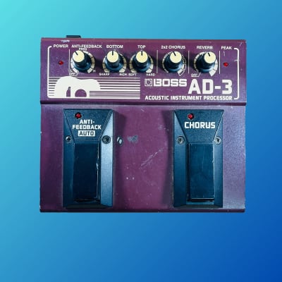 Reverb.com listing, price, conditions, and images for boss-ad-3-acoustic-instrument-processor