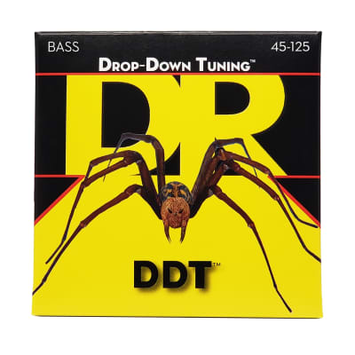 DR Strings DDT Drop Down Tuning Bass Strings: 5-String Medium 45-125 image 4