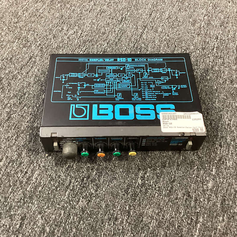 Boss RSD-10 Micro Rack Series Digital Sampler / Delay