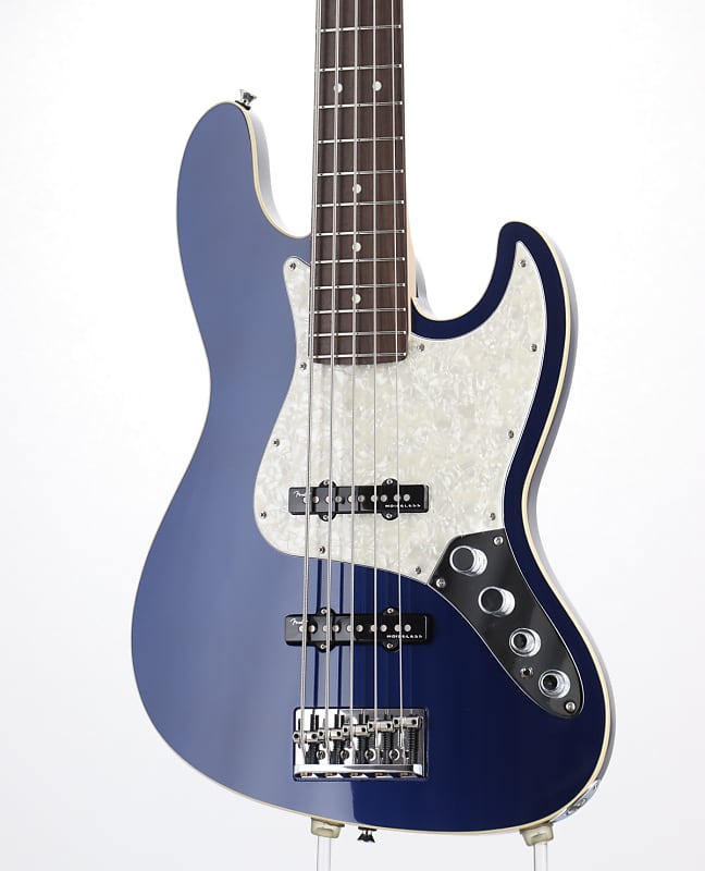 【極美品】Fender Japan Mordean Jazz Bass V Fender Made in Japan Modern Jazz Bass V Deep Ocean Metallic (S/N