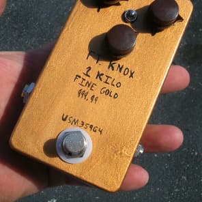 Mad Pedals Fort Knox Solid Gold Drive 2014 Antique Gold Klon on Steroids image 1