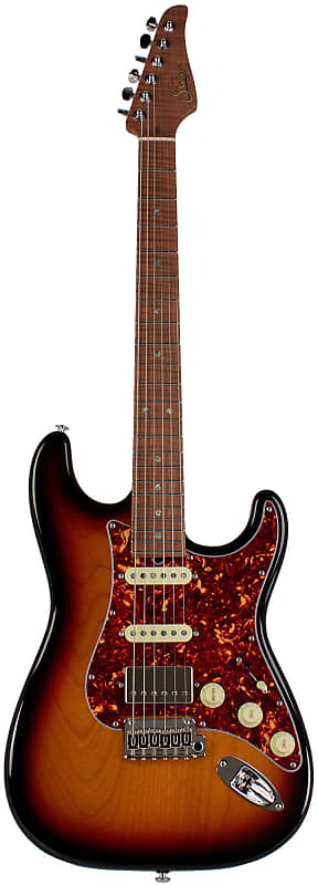 Suhr Select Classic S HSS Guitar, Roasted Flamed Neck, 3 Tone | Reverb