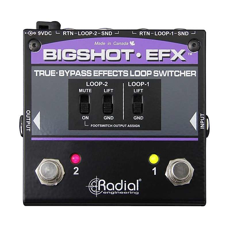 Radial Engineering Bigshot EFX Tru-Bypass Effects Loop Switcher image 1
