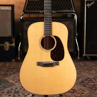 Martin D-18 Acoustic Guitar - Natural with Hardshell Case image 2