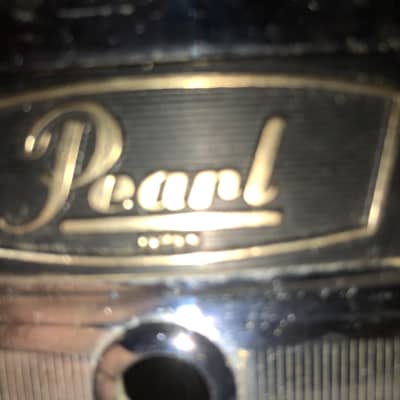 Vintage Pearl 10 lug Chrome Snare Drum image 2