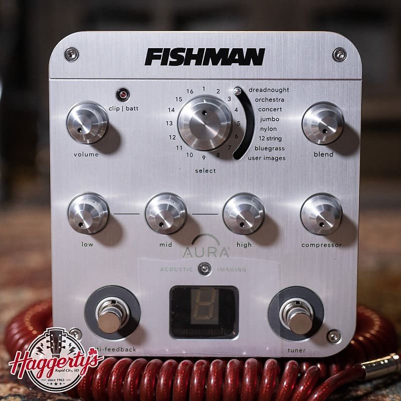 Fishman Aura Spectrum Acoustic Guitar DI Pedal | Reverb