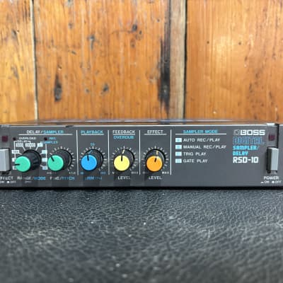 BOSS RSD-10 SAMPLER/DELAY説明書/正規電源付き BOSS RSD-10 DIGITAL SAMPLER / DELAY (BOSS MICRO RACK SERIES