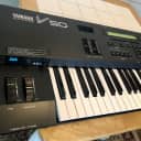 Yamaha V50 FM Synthesizer w/HxC-USB+Huge 4OP Library - Fully Serviced - Pristine Condition + More!