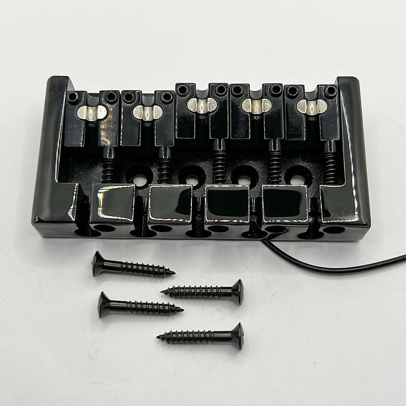 Piezo 5 String Bass Bridge Pickup Black Reverb
