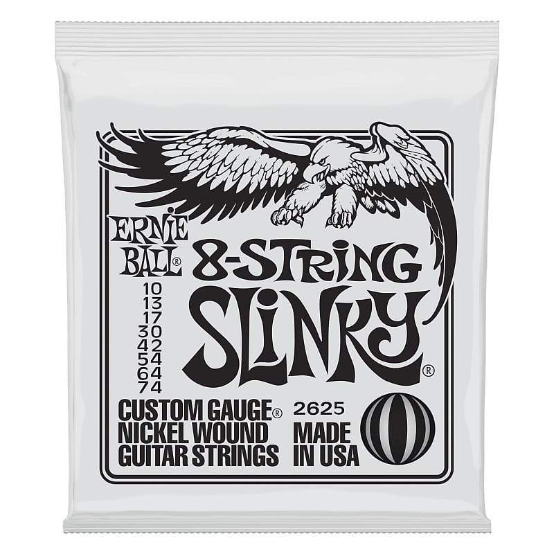 Ernie Ball EB2625 8-String Slinky Guitar 8-Strings 10-74 - Electric Guitar Strings Bild 1