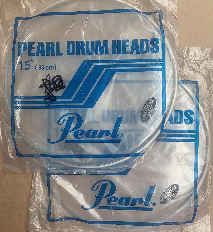Pearl ProTone Transparent Drumheads 15" x 2 image 1