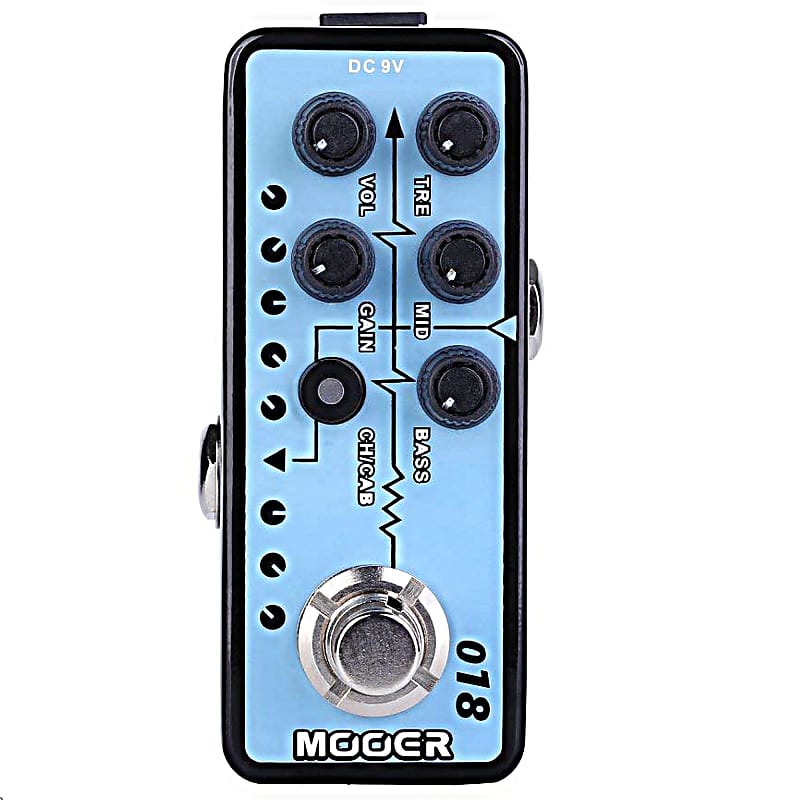 Mooer 018 Custom 100 Micro Preamp Guitar Effects Pedal 2018 image 1