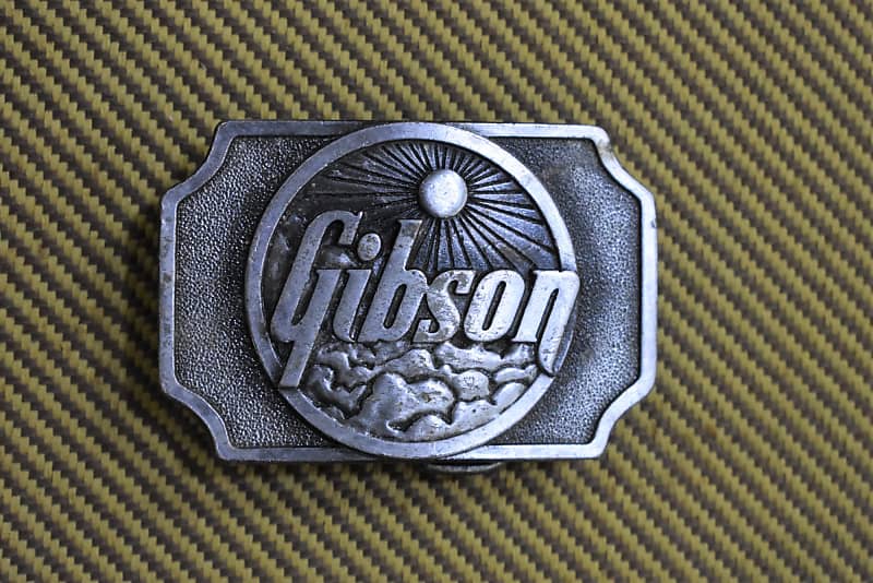 1980s Gibson Belt Buckle | Reverb