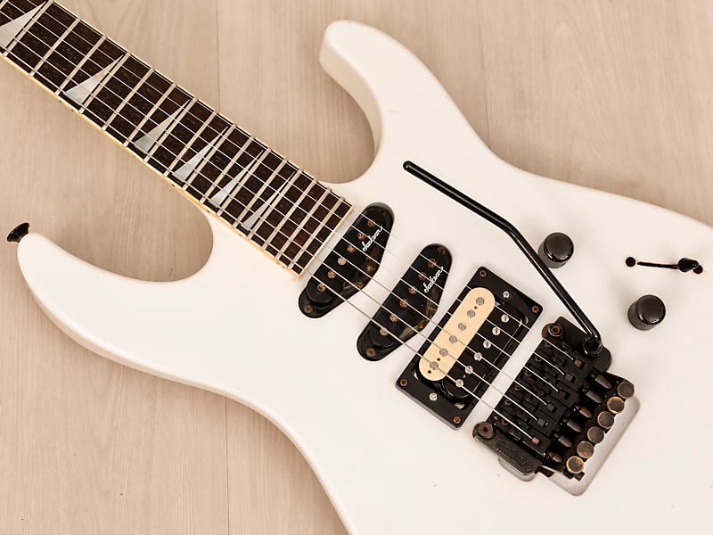 1994 Grover Jackson Soloist Standard SSH Neck Through Pearl White w/  Seymour Duncan PAF, Japan