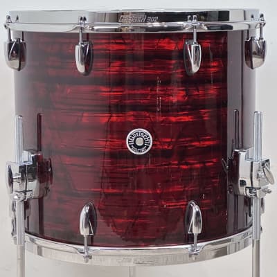 Gretsch 24/12/14/16/5.5x14" Brooklyn Drum Set - Red Oyster Pearl image 19