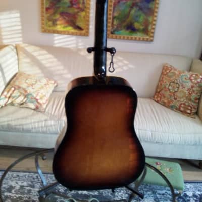 Egmond 12 String Acoustic with case Vintage 1970 NICE image 7