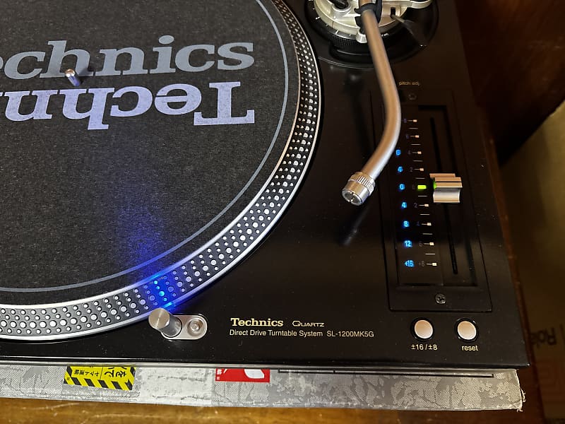 Technics SL-1200MK5G Black color Analog DJ Turntable w/ box No.1