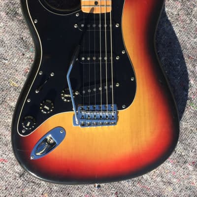 Fender Stratocaster Lefty 1978 Sunburst image 4