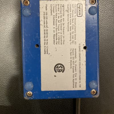 MXR M108 Ten Band graphic EQ vintage - blue image 2