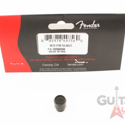 Genuine Fender Black Switch Tip for American Vintage Tele Pickup Switch image 4