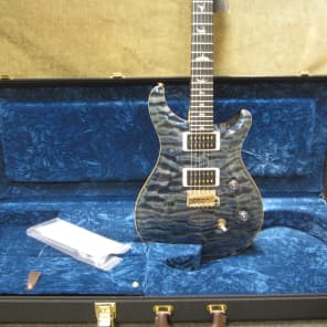2014 Paul Reed Smith Custom 24 Artist AAAA Quilt Blue Matteo W/ Flame Maple Neck Free US Shipping! image 15