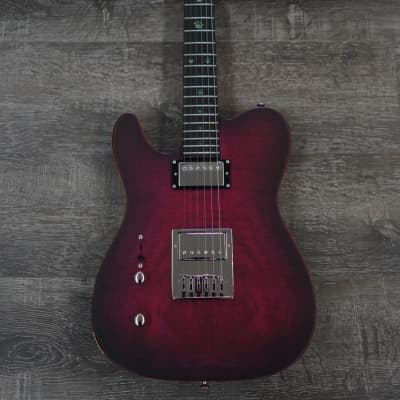 AIO TC1-HH Left-Handed Electric Guitar - Boysenberry *Humbucker Pickups for sale