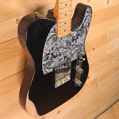 Fender Brad Paisley Road Worn Signature Esquire - Black Sparkle image 3
