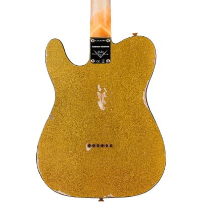Fender Custom Shop '60s Telecaster Thinline Relic Limited-Edition Electric Guitar Chartreuse Sparkle image 2
